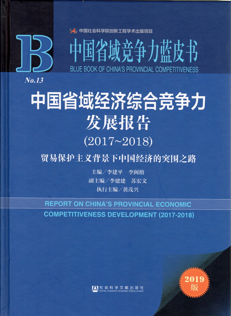 操逼视视中国省域经济综合竞争力发展报告（2017-2018）